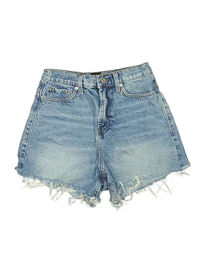 Pre-owned Bdg Denim Shorts In Blue