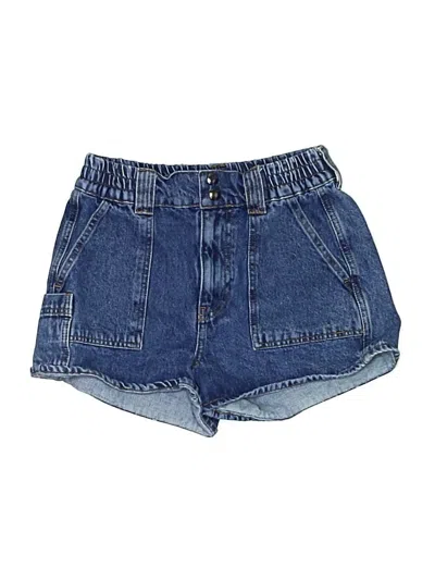 Pre-owned Bdg Denim Shorts In Blue