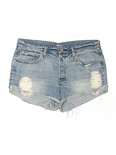 Pre-owned Bdg Denim Shorts In Blue