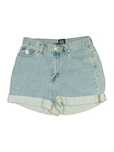 Pre-owned Bdg Denim Shorts In Blue