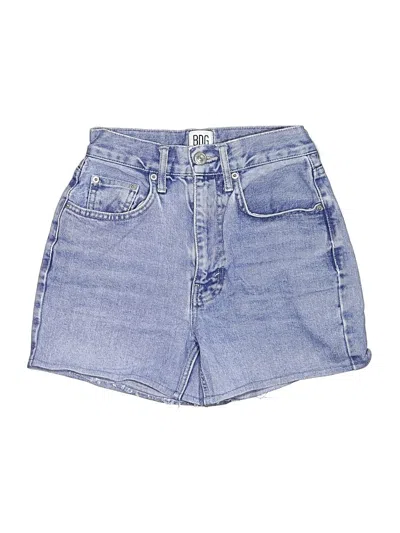 Pre-owned Bdg Denim Shorts In Blue