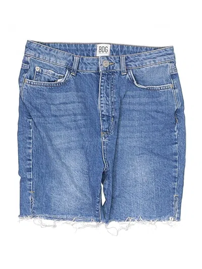 Pre-owned Bdg Denim Shorts In Blue