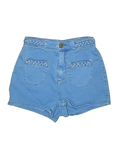 Pre-owned Bdg Denim Shorts In Blue