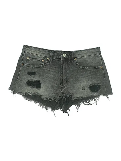 Pre-owned Bdg Denim Shorts In Gray