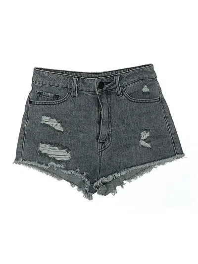 Pre-owned Bdg Denim Shorts In Gray