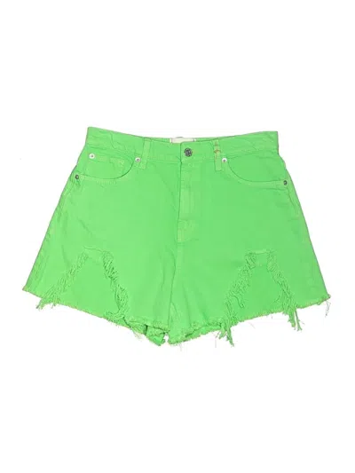 Pre-owned Bdg Denim Shorts In Green