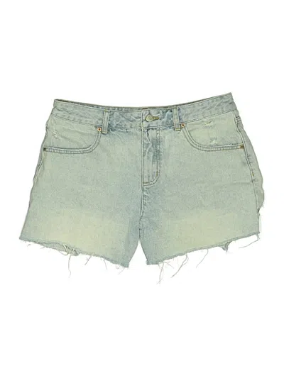 Pre-owned Bdg Denim Shorts In Green