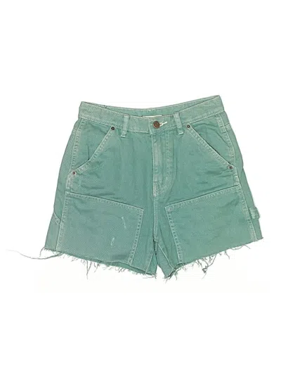Pre-owned Bdg Denim Shorts In Green