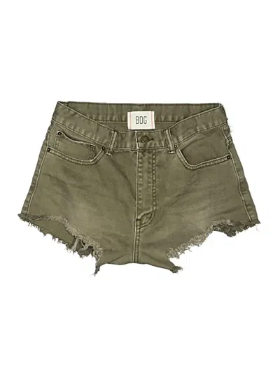 Pre-owned Bdg Denim Shorts In Green