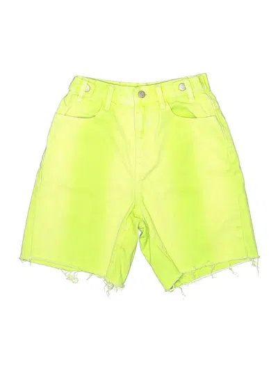 Pre-owned Bdg Denim Shorts In Green