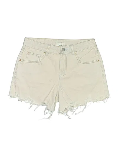Pre-owned Bdg Denim Shorts In Ivory