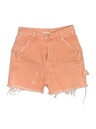 Pre-owned Bdg Denim Shorts In Orange