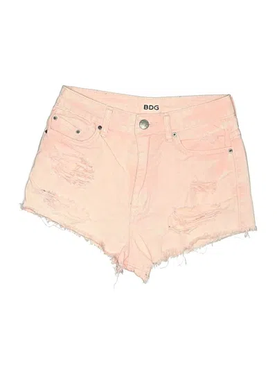 Pre-owned Bdg Denim Shorts In Pink