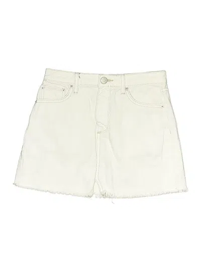 Pre-owned Bdg Denim Shorts In White