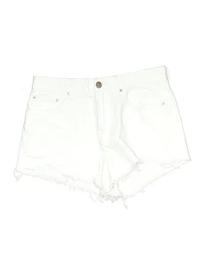 Pre-owned Bdg Denim Shorts In White