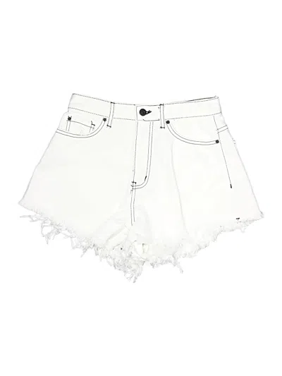 Pre-owned Bdg Denim Shorts In White