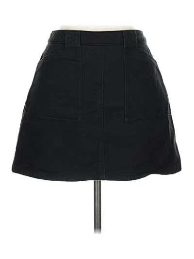 Pre-owned Bdg Denim Skirt In Black