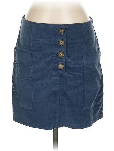 Pre-owned Bdg Denim Skirt In Blue