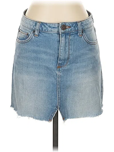 Pre-owned Bdg Denim Skirt In Blue