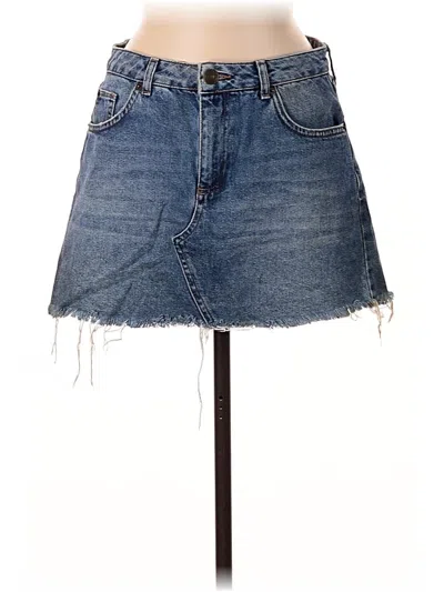 Pre-owned Bdg Denim Skirt In Blue