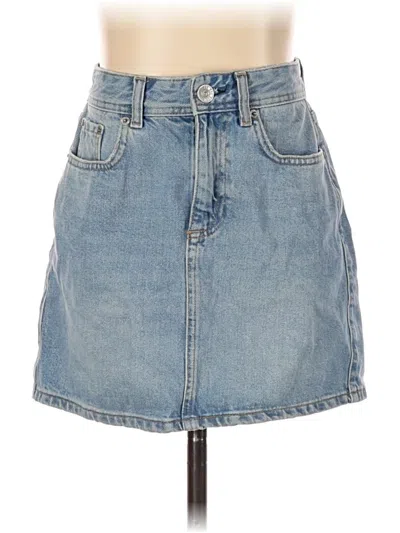 Pre-owned Bdg Denim Skirt In Blue