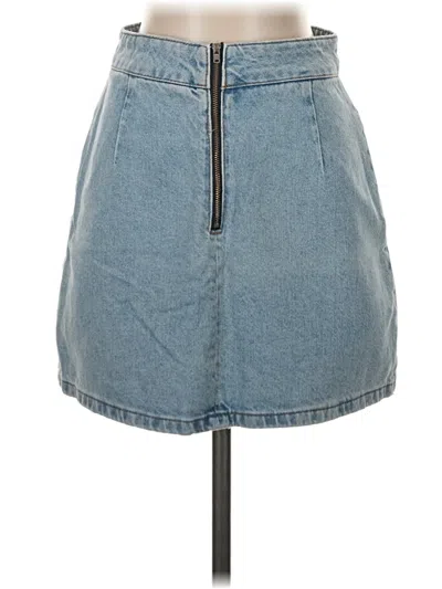Pre-owned Bdg Denim Skirt In Blue