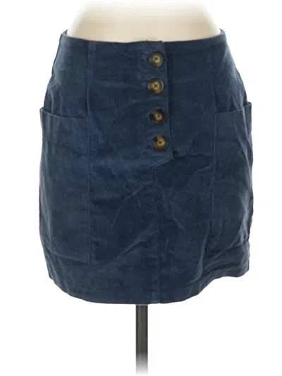 Pre-owned Bdg Denim Skirt In Blue