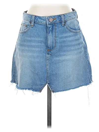 Pre-owned Bdg Denim Skirt In Blue