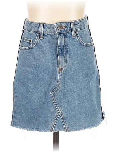 Pre-owned Bdg Denim Skirt In Blue