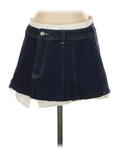 Pre-owned Bdg Denim Skirt In Blue