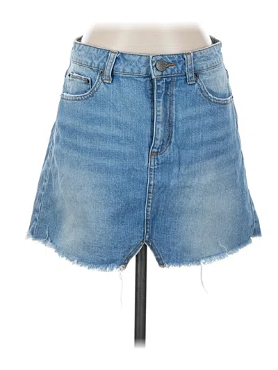 Pre-owned Bdg Denim Skirt In Blue