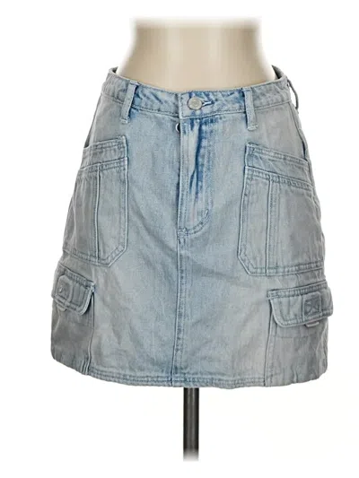 Pre-owned Bdg Denim Skirt In Blue