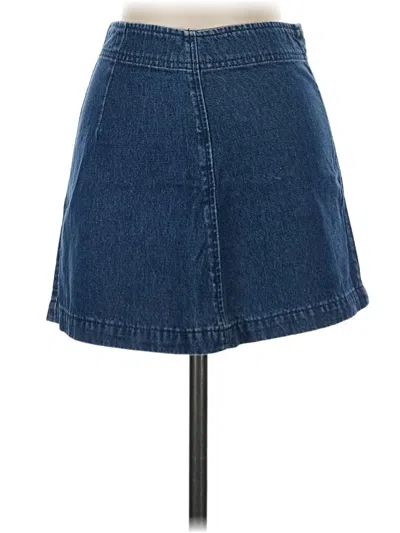 Pre-owned Bdg Denim Skirt In Blue