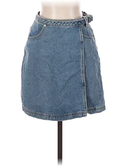Pre-owned Bdg Denim Skirt In Blue