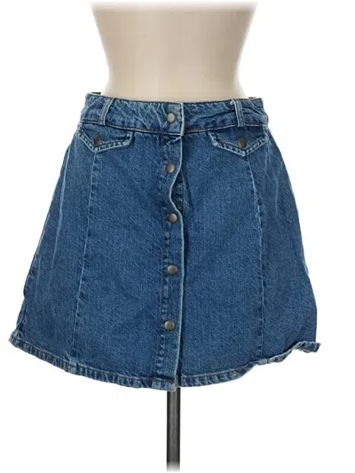Pre-owned Bdg Denim Skirt In Blue