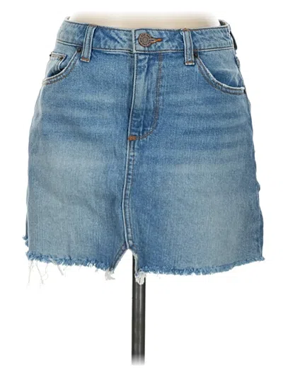 Pre-owned Bdg Denim Skirt In Blue