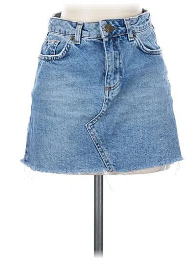 Pre-owned Bdg Denim Skirt In Blue