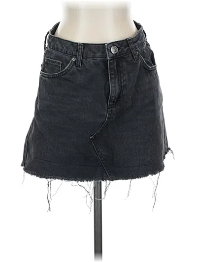 Pre-owned Bdg Denim Skirt In Gray