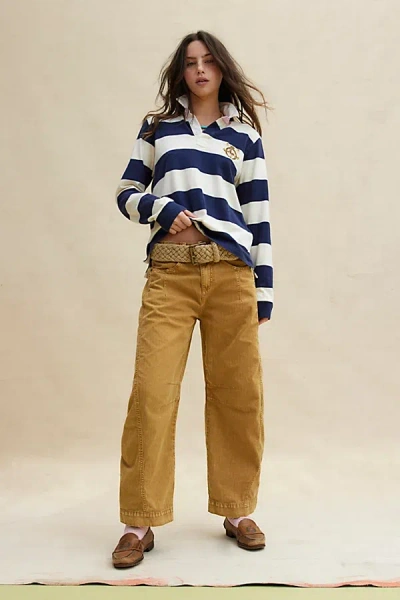 Shop Bdg Elise Barrel Leg Pant In Golden Brown, Women's At Urban Outfitters