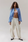 Bdg Em Linen Balloon Pant In Ivory, Women's At Urban Outfitters