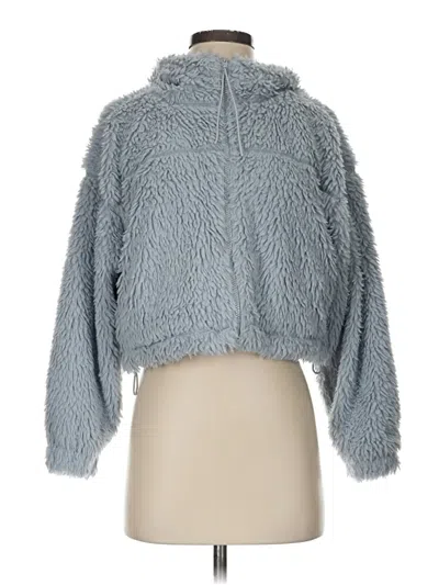 Pre-owned Bdg Faux Fur Jacket In Blue