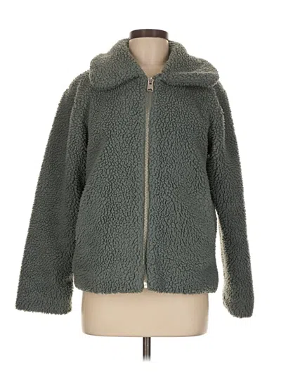 Pre-owned Bdg Faux Fur Jacket In Gray