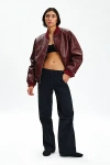 Bdg Kayla Forager Straight Leg Utility Pant In Black, Women's At Urban Outfitters