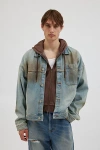 Bdg Frisco Boxy Denim Jacket In Vintage Denim Light, Men's At Urban Outfitters
