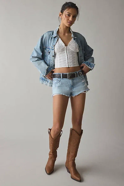 Bdg Georgie Denim Cutoff Short In Angel Wash, Women's At Urban Outfitters