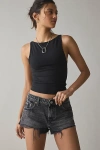 Bdg Georgie Denim Cutoff Short In Fishtown Wash, Women's At Urban Outfitters