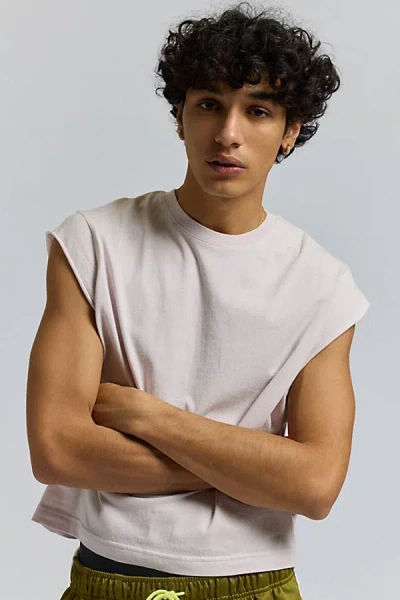 Bdg Grayson Solid Cutoff Muscle Tee In Lavender, Men's At Urban Outfitters