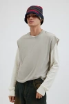 Bdg Grayson Solid Cutoff Muscle Tee In Dark Grey, Men's At Urban Outfitters