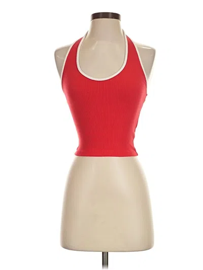 Pre-owned Bdg Halter Top Red Halter Neckline Tops