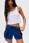 Bdg Hannah Track Short In Blue/navy, Women's At Urban Outfitters